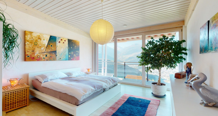 Splendide maison Minergie de luxe avec vue panoramique à Savièse image 7