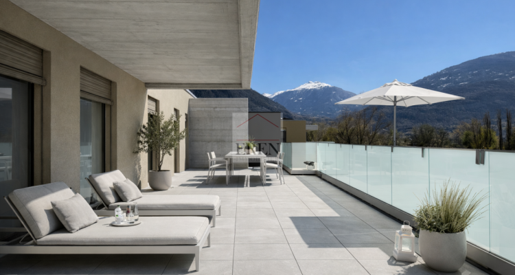 Spacieux attique 4,5 pièces neuf avec terrasse panoramique de 68 m2 image 1