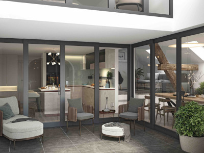 Appartement neuf de 3,5 pces avec cachet à St-Aubin ! image 2