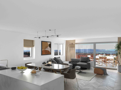 Appartement neuf avec balcon et vue dégagée à St-Aubin image 4