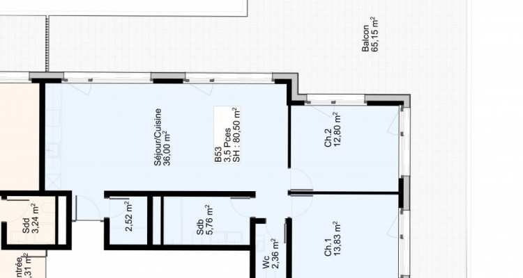 Appartement de 3,5 pièces avec terrasse EN ATTIQUE image 5