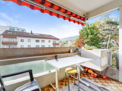 Bel appartement avec balcon - travaux de rénovation en février 2024 image 3