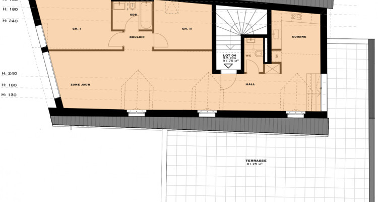 Appartement neuf de 3.5 pièces avec terrasse de 81 m2 image 2