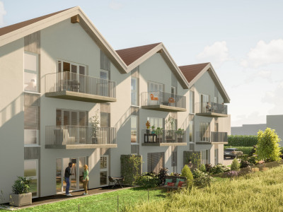 A VENDRE SUR PLAN  Spacieux 4.5 à Pampigny avec balcon et vue dégagée image 2