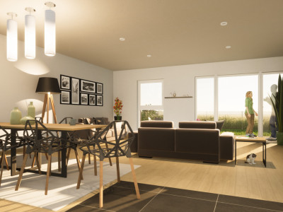 A VENDRE SUR PLAN  Spacieux 4.5 à Pampigny avec balcon et vue dégagée image 4