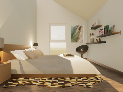 A VENDRE SUR PLAN  Spacieux 4.5 à Pampigny avec balcon et vue dégagée image 5