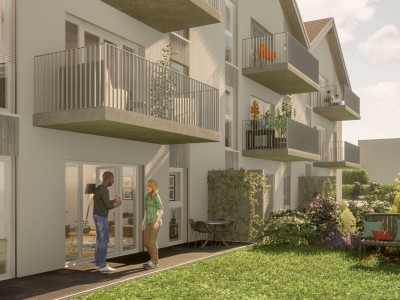 A VENDRE SUR PLAN  Spacieux 4.5 à Pampigny avec balcon et vue dégagée image 7