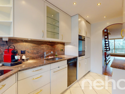 5.5-Zimmer Reiheneckhaus mit fantastischer Aussicht ins Grüne image 4