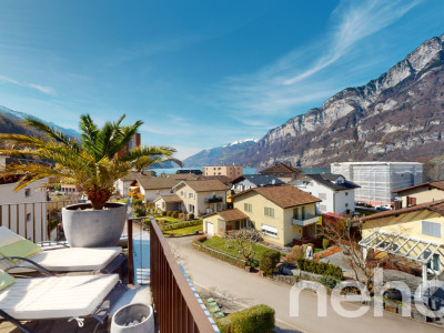 Grosse Wohnung mit privater XXL Dachterrasse und Seesicht image 7