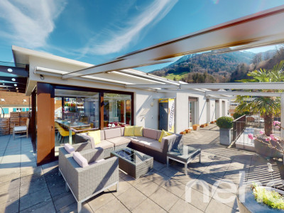 Grosse Wohnung mit privater XXL Dachterrasse und Seesicht image 6