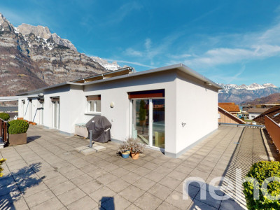 Grosse Wohnung mit privater XXL Dachterrasse und Seesicht image 12